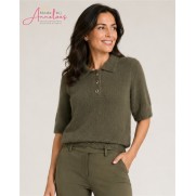Lady Day Pullover polo Tesely Fluffy Deep Forest Lady Day Pullover polo Tesely Fluffy Deep Forest